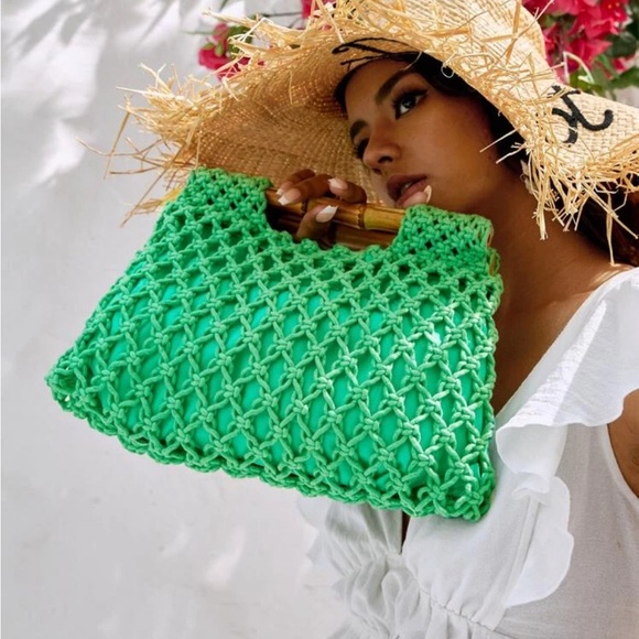 Handbags - Alba Crochet clutch Bag